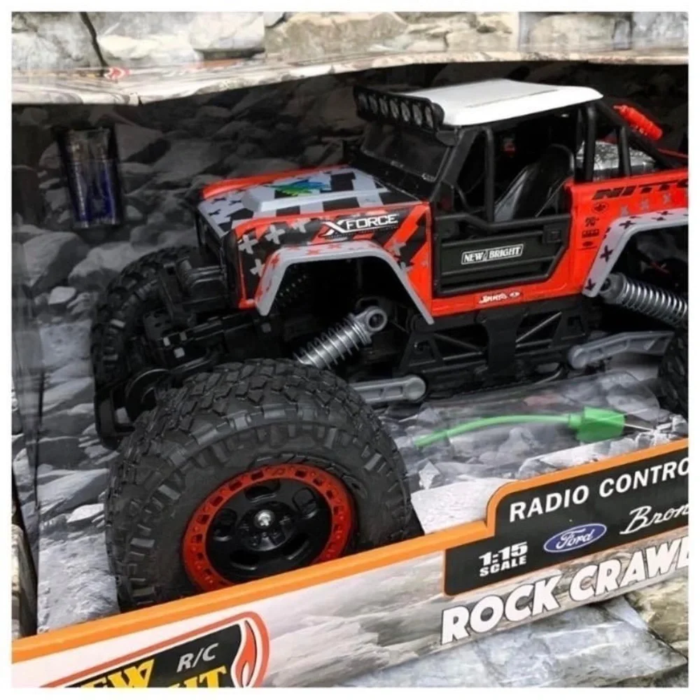 Ford Bronco Rock Crawler Truck 4x4 1:15 Scale Radio Remote Control New Bright